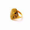 Traditional Floral Filigree Gold Statement Ring