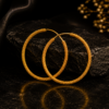 Classic Textured Gold Hoop Earrings