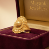 Exquisite Filigree Heritage Gold Ring