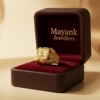 Ornate Sculptural Gold Statement Ring