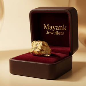Ornate Sculptural Gold Statement Ring
