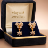 Exquisite Floral-Inspired Diamond Drop Earrings