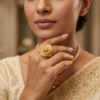 Exquisite Filigree Heritage Gold Ring