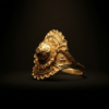 Exquisite Filigree Heritage Gold Ring