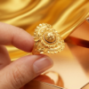 Exquisite Filigree Heritage Gold Ring