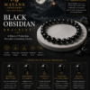 Protective Black Obsidian Grounding Bracelet