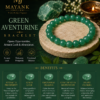 Prosperous Green Aventurine Crystal Bracelet