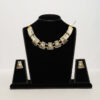 Elegant Multi-Strand Pearl and Filigree Designer Necklace Set