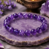 Serene Amethyst Calming Crystal Bracelet