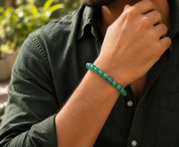 Prosperous Green Aventurine Crystal Bracelet