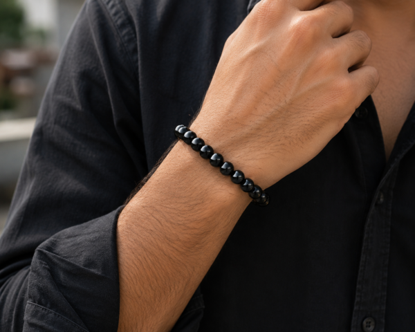 Protective Black Obsidian Grounding Bracelet