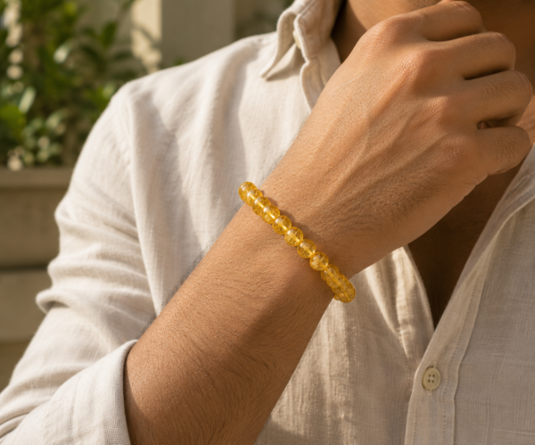 Radiant Citrine Abundance Crystal Bracelet