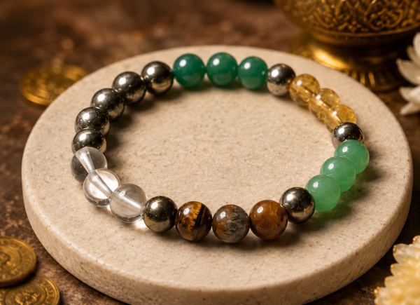 DhanYog Multi-Stone Abundance Bracelet