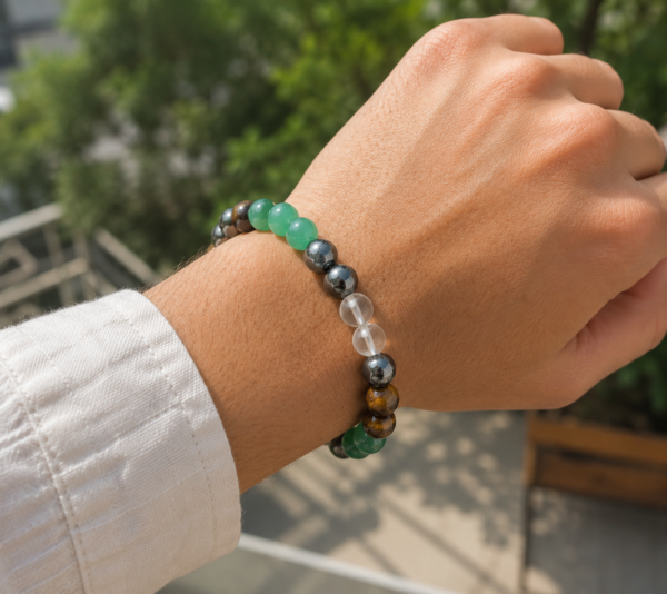 DhanYog Multi-Stone Abundance Bracelet