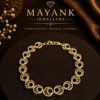 Mayank Jewellers Radiant Sunburst Link Bracelet