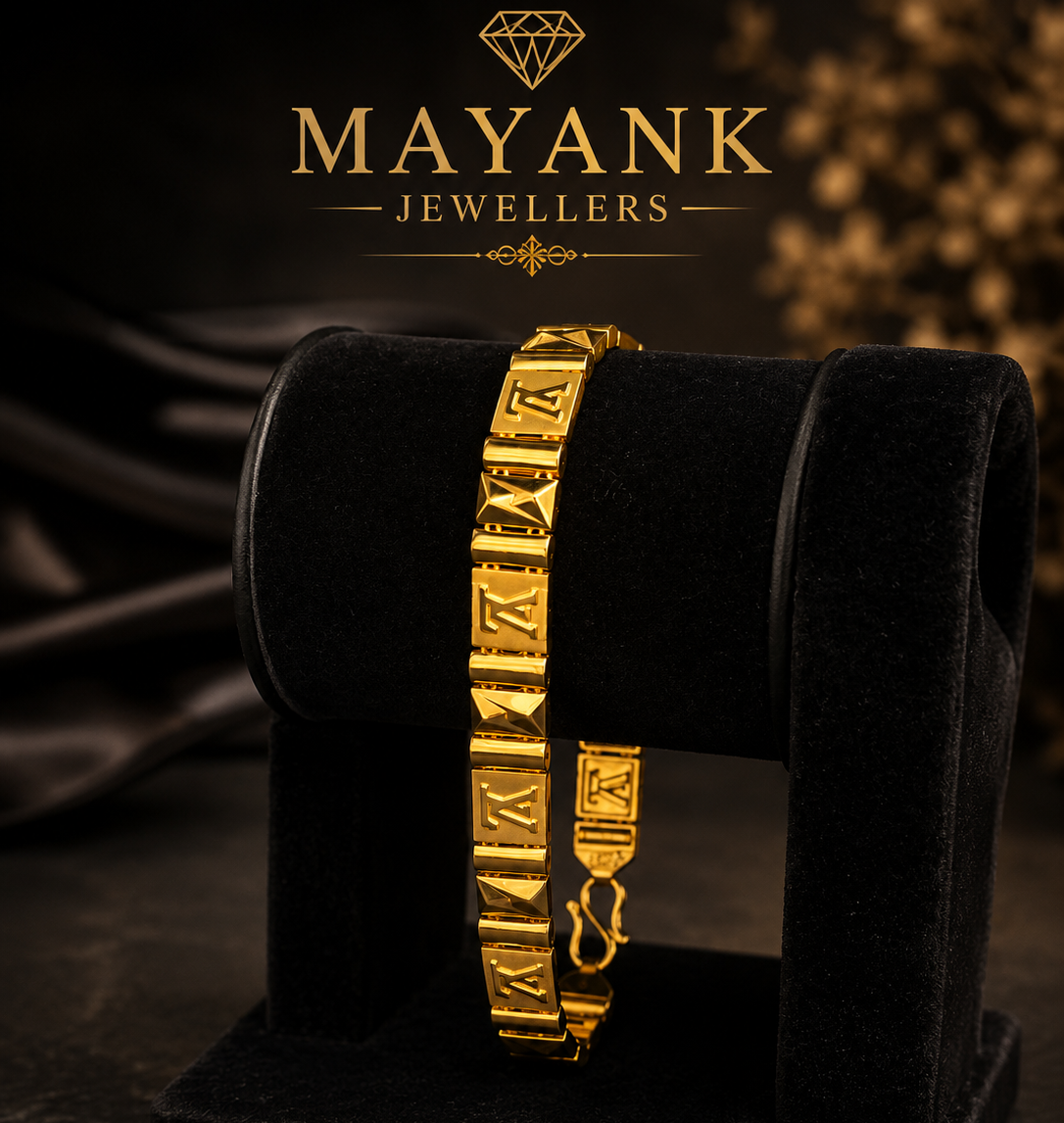 Mayank Jewellers Designer Motif Gold Bracelet