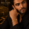 Mayank Jewellers Geometric Two-Tone Link Bracelet