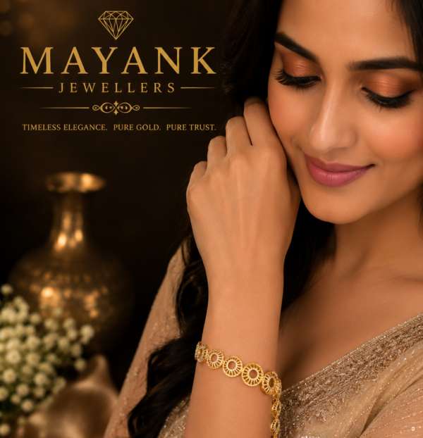 Mayank Jewellers Radiant Sunburst Link Bracelet