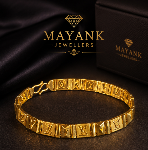 Mayank Jewellers Designer Motif Gold Bracelet