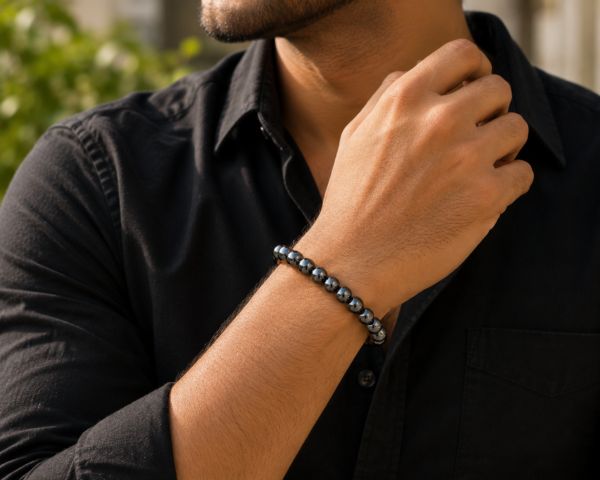 Premium Hematite Grounding Crystal Bracelet